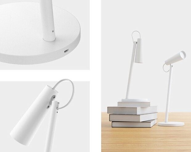 Настольная лампа Mijia Rechargeable Desk Lamp (White/Белый) - 2