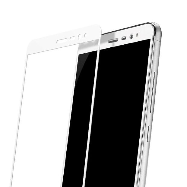 Защитное стекло с мягкими краями для Redmi Note 3 Pro SE Lenuo CF Soft Side Glass (White) : отзывы и обзоры - 2