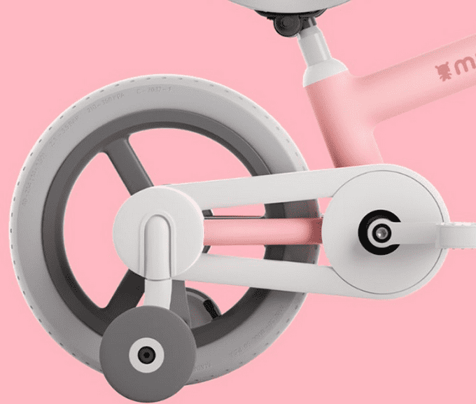 Дизайн дополнительных колес детского велосипеда Xiaomi Mitu NK3