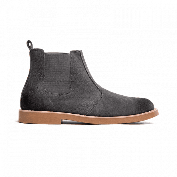 Мужские ботинки Maishi Leather Chelsea Boots (Grey/Серый) 