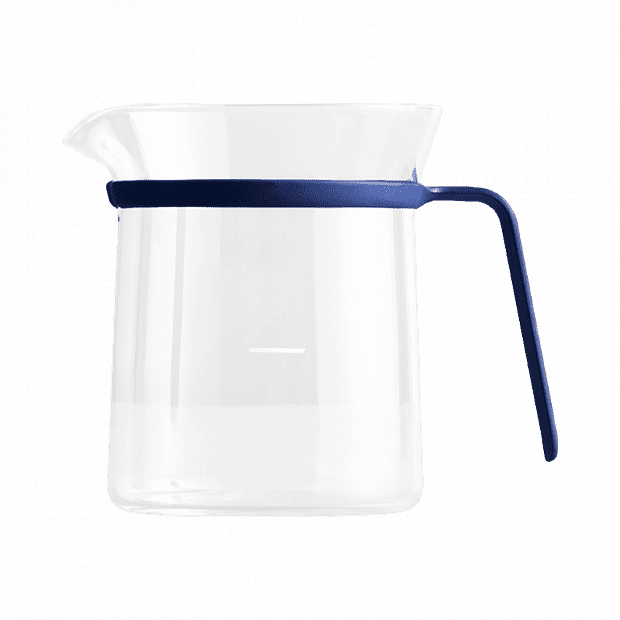 Стеклянный заварочный чайник Bear And Yang Share Pot Black 400ml (Blue/Синий) 