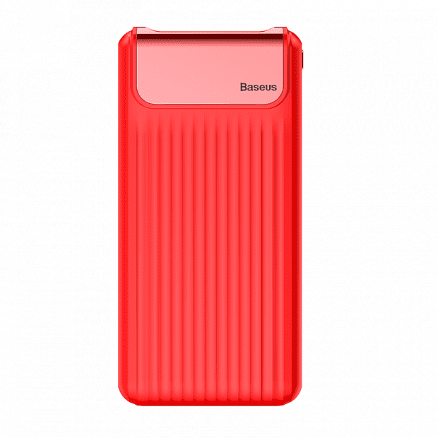 Внешний аккумулятор Baseus Thin QC3.0 Dual Input Digital Display Power Bank 10000mAh (Red/Красный) - 1